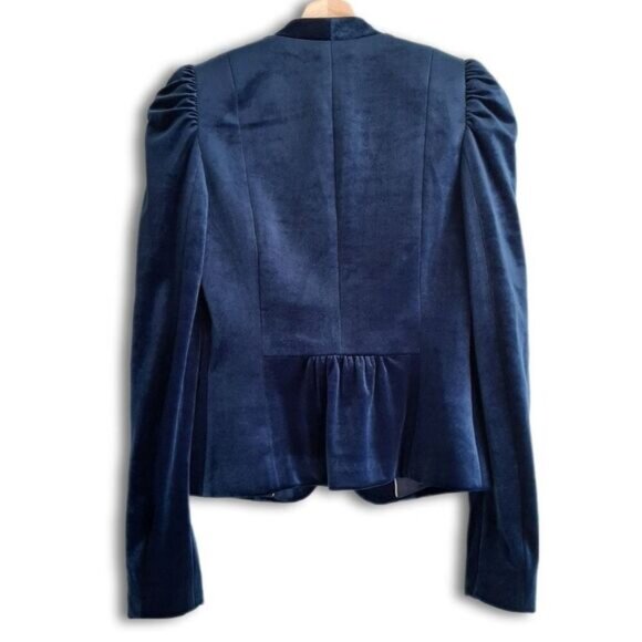 Esprit Deep Blue Velvet Blazer - Picture 8 of 16